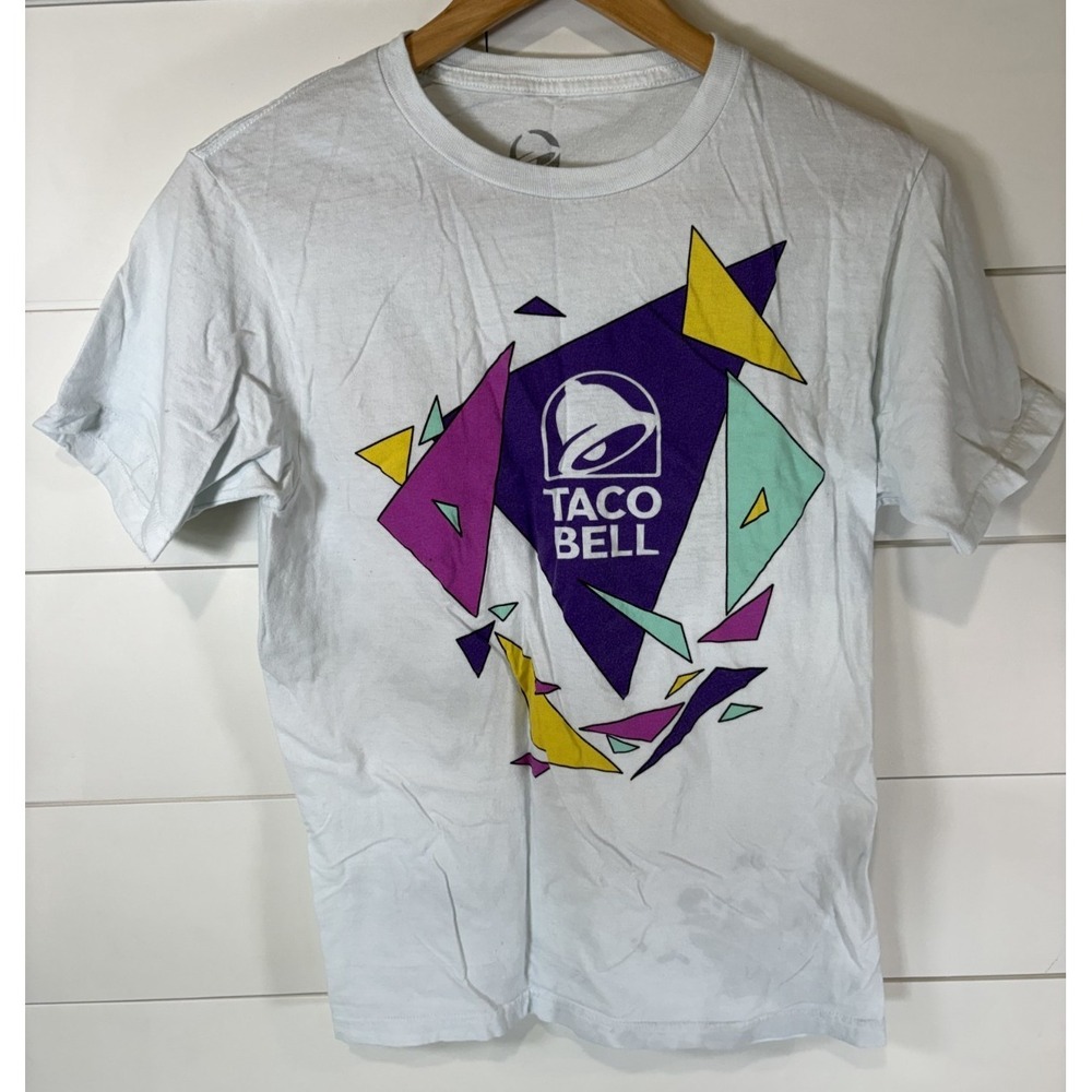 Ripple Junction Size S Small Taco Bell Logo Graphic Tee Retro 90s Cotton Purple